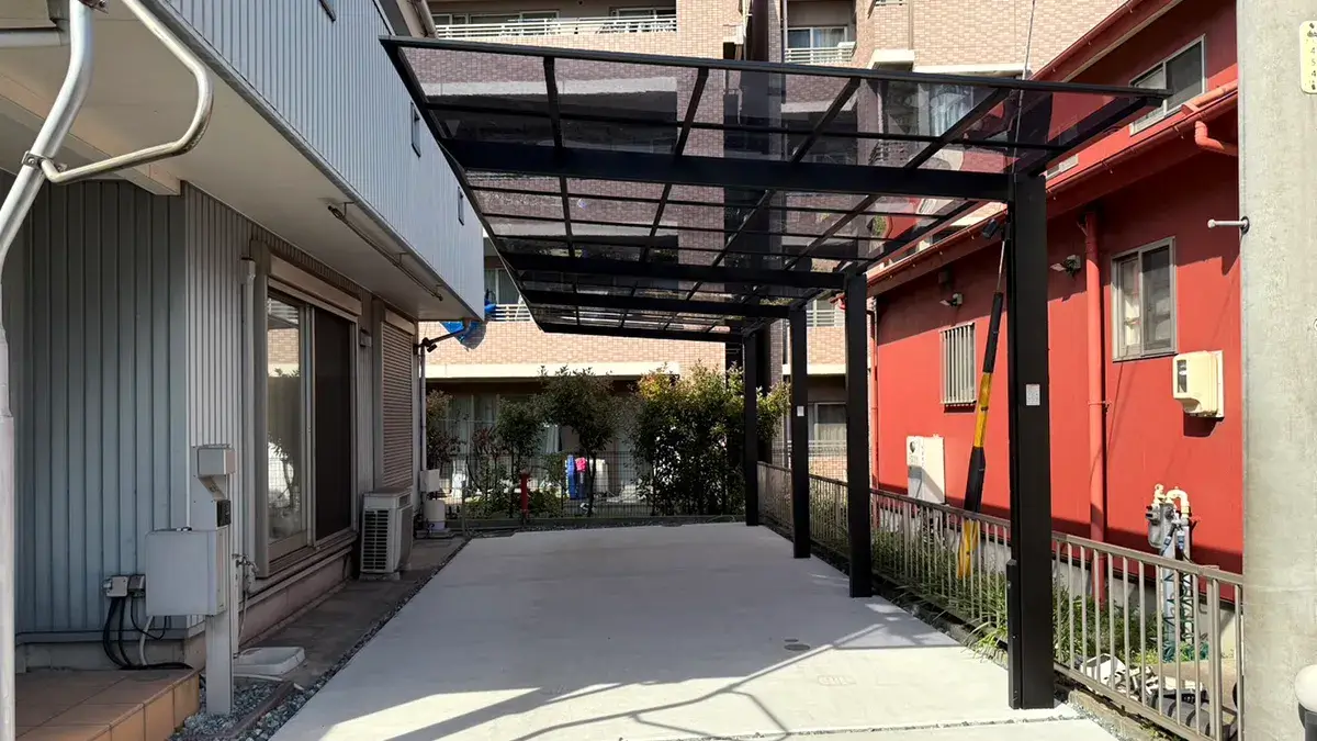 外構リフォームカーポート工事施工例