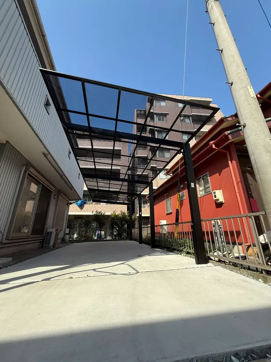 外構リフォーム駐車場拡張工事施工例