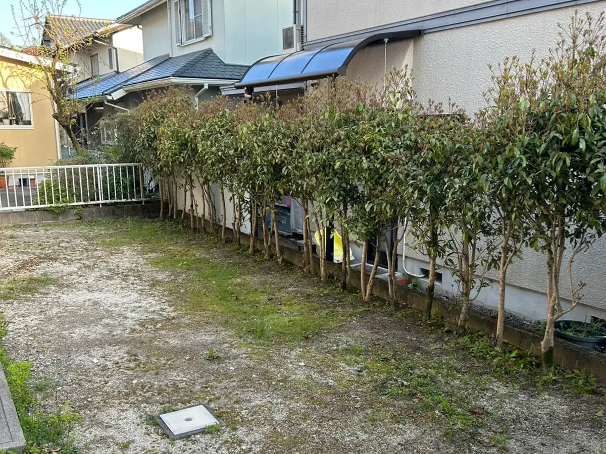 庭リフォーム工事施工前