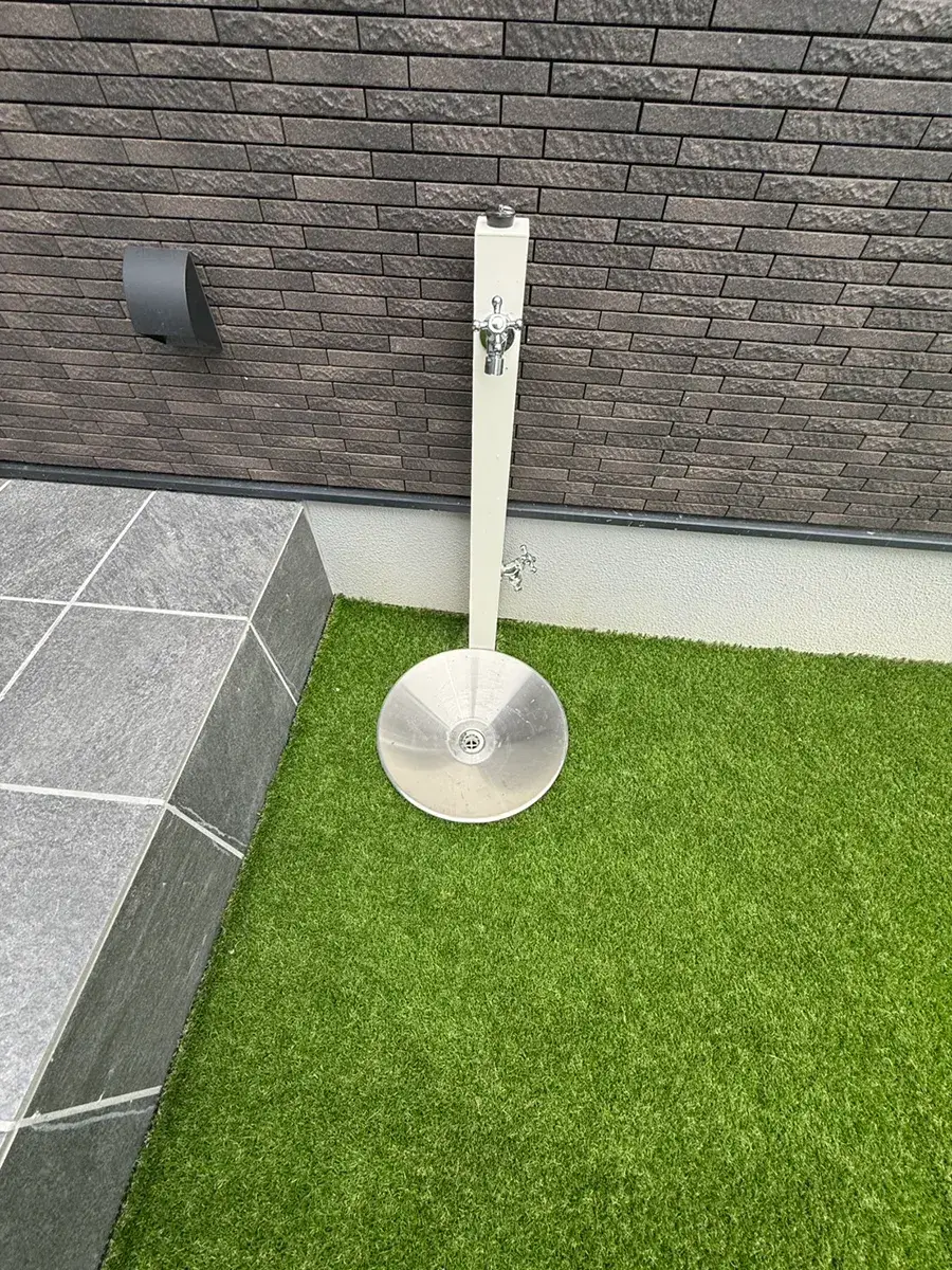 ガーテリア新築外構立水栓施工例