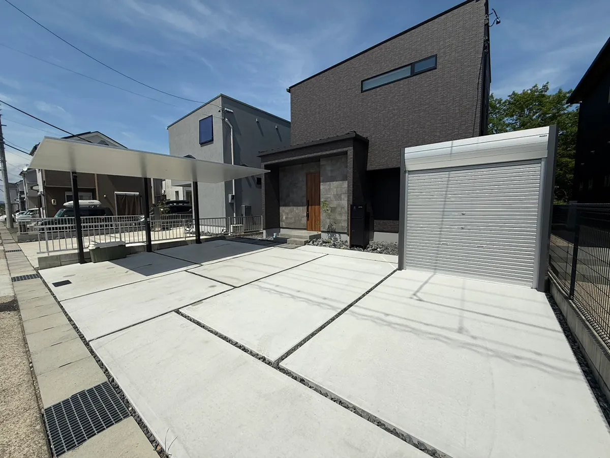 ガーテリア新築駐車場工事施工例