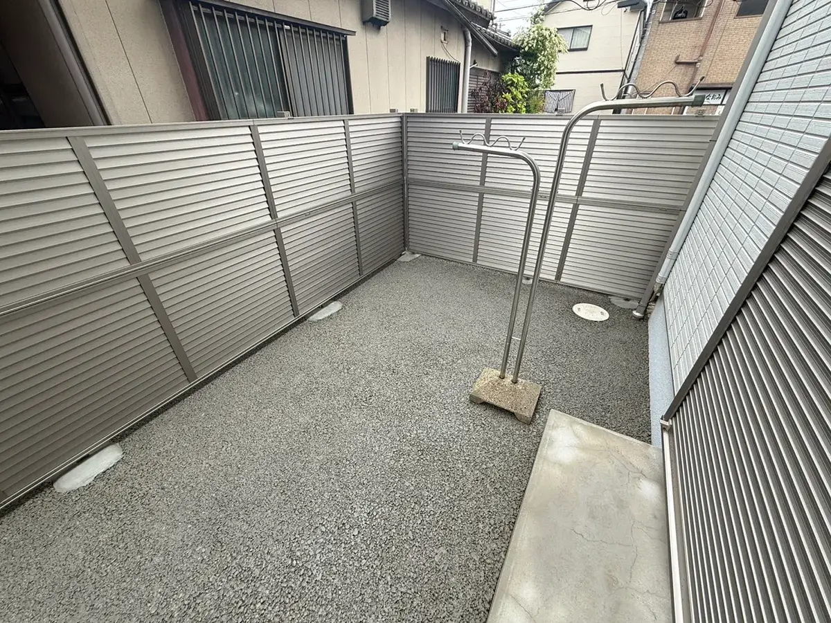 透水性コンクリート工事庭リフォーム施工例