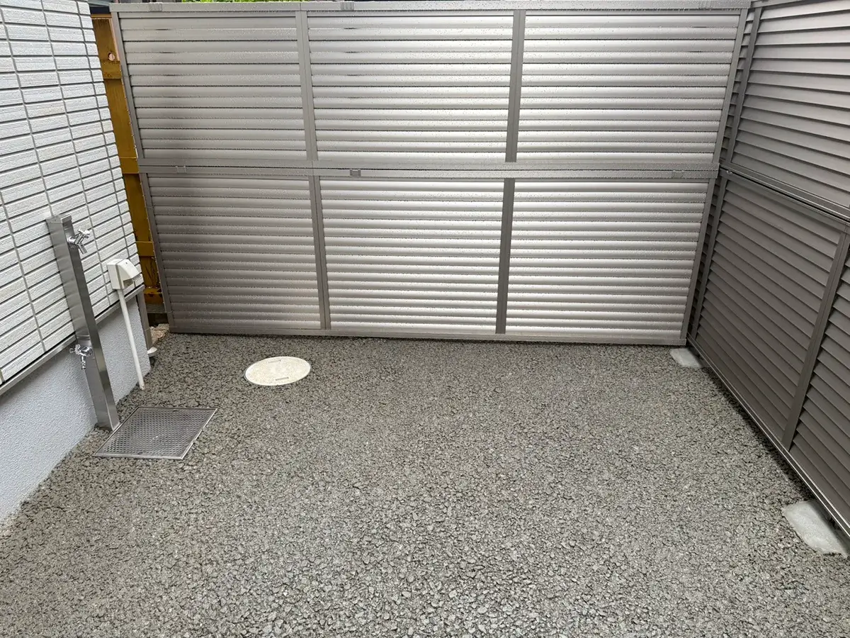 目隠しフェンス工事施工例