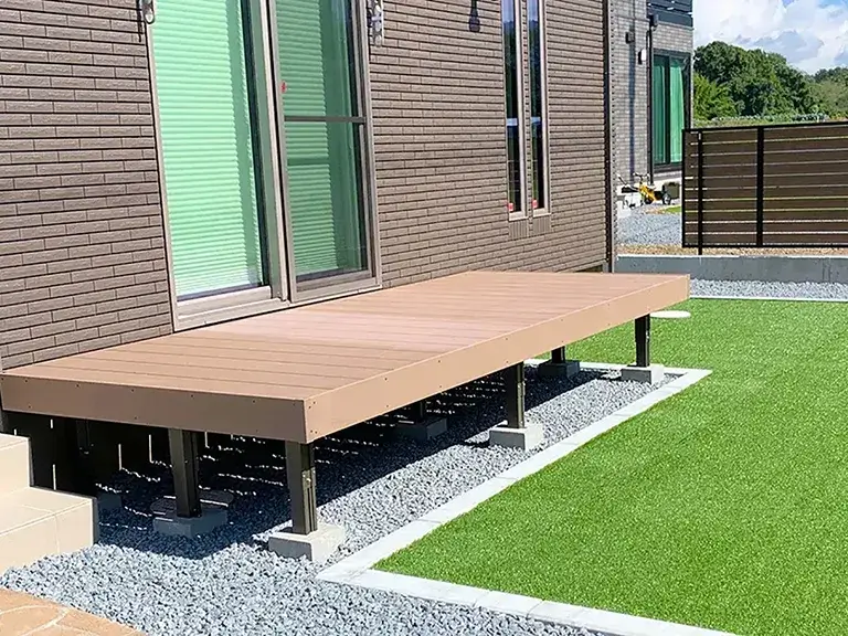 ガーテリアウッドデッキ施工例