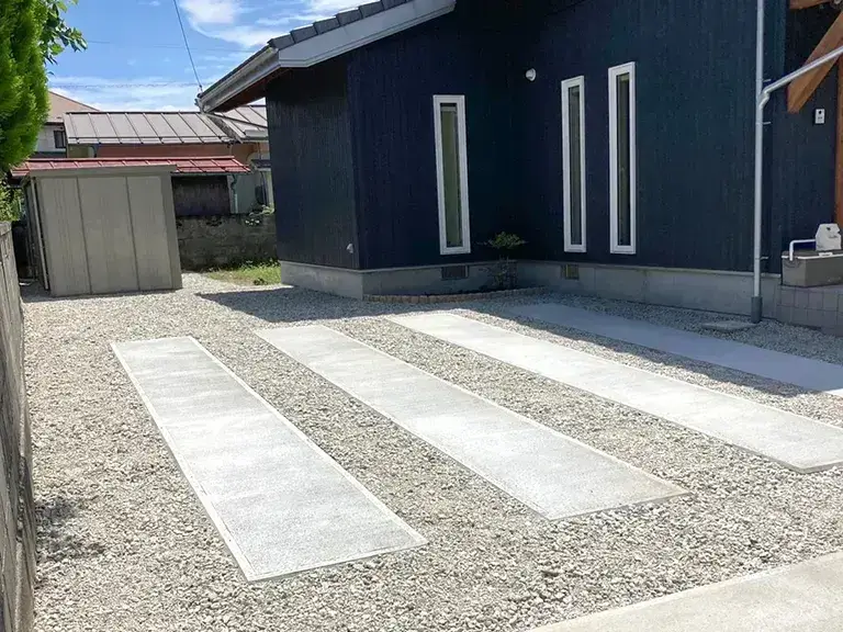 ガーテリア駐車場コンクリート工事施工例