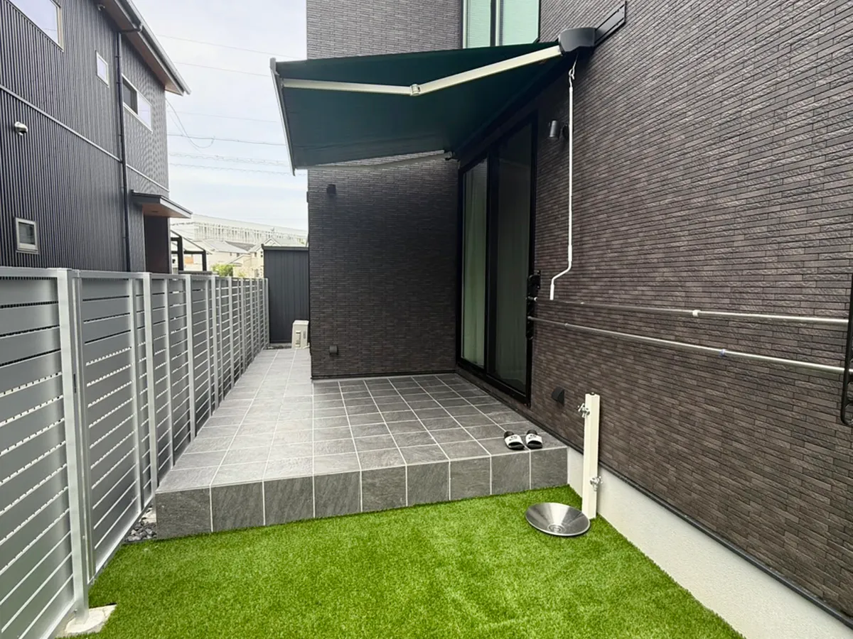 ガーテリアタイルデッキ&オーニング施工例