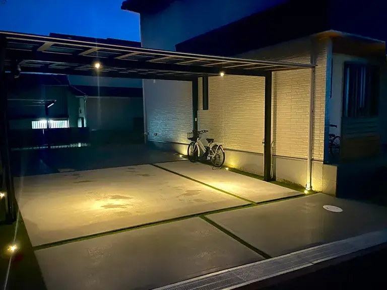 ガーテリアカーポート設置施工例