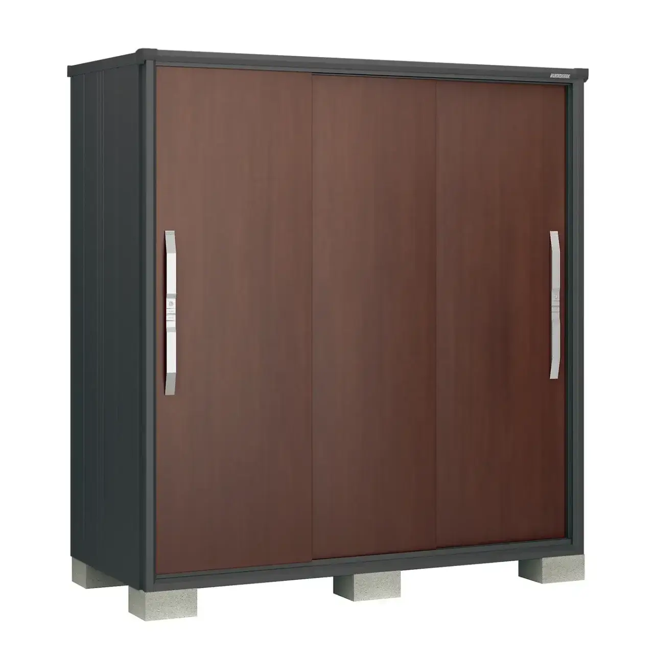 ヨド物置ブラックエスモ／扉カラー：ウッディココア