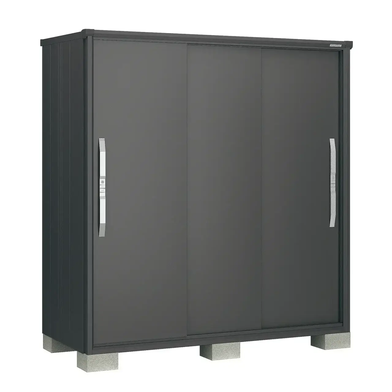 ヨド物置ブラックエスモ／扉カラー：グラファイトメタリック