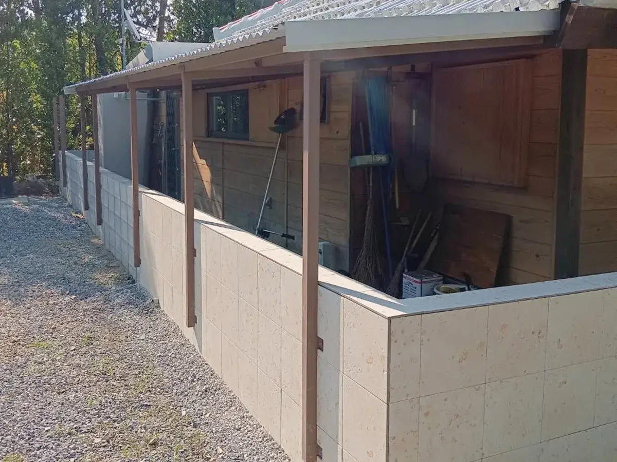 ガーテリア防水対策外構塀工事施工例