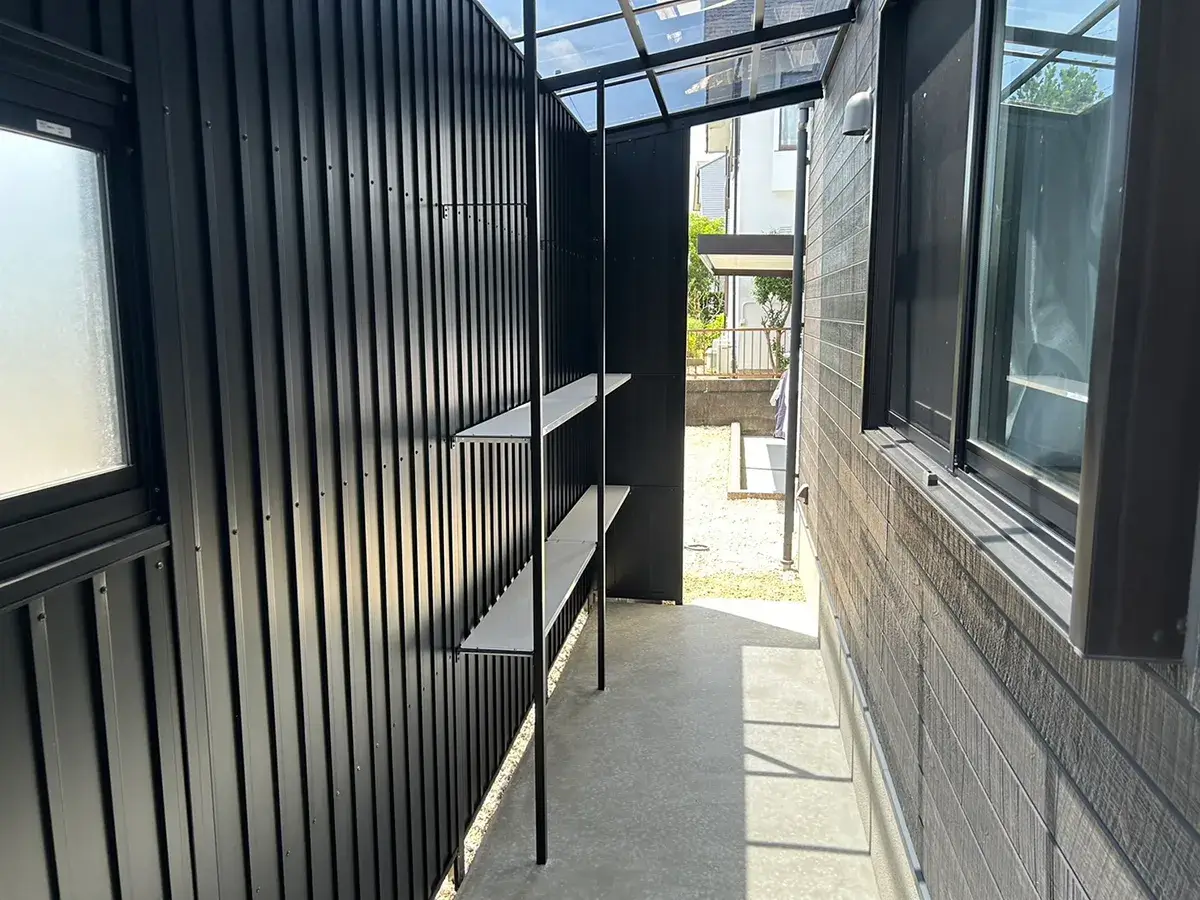 ガーテリア防災対策ストックヤード工事施工例