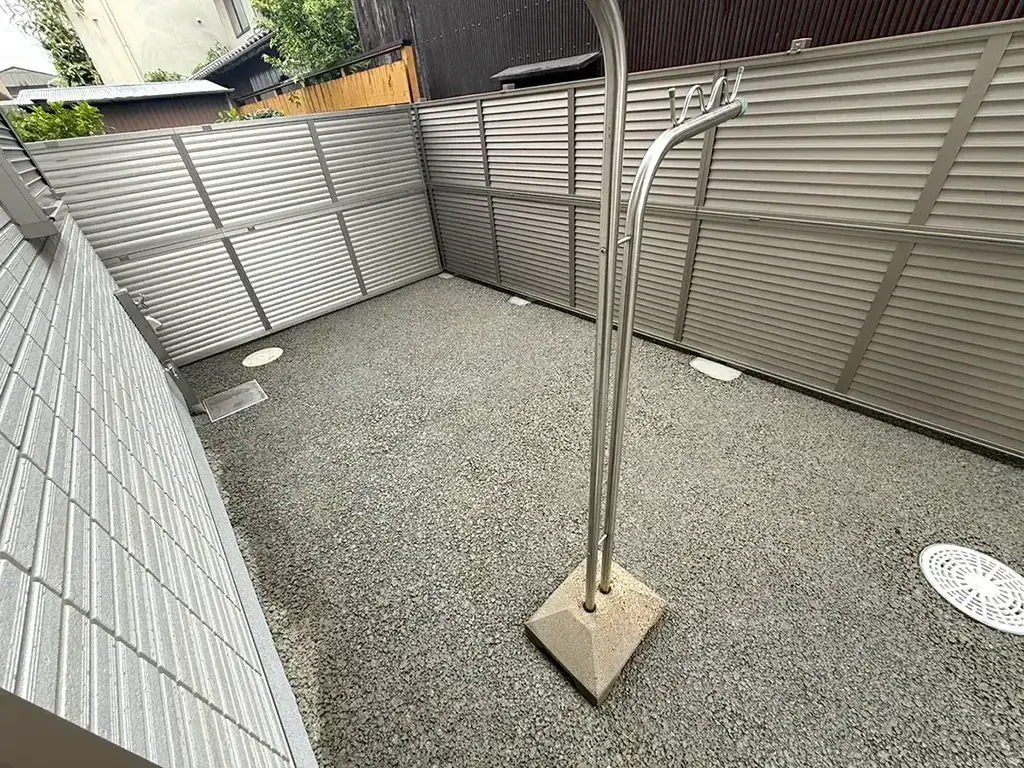 ガーテリア庭リフォーム透水性コンクリートドライテック施工例