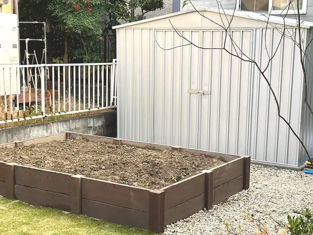 ガーテリアユーロ物置施工例