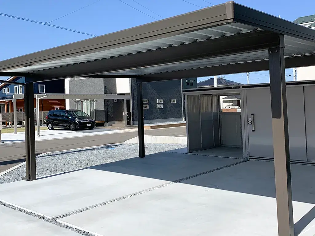 ガーテリアヨド物置エルモ施工例