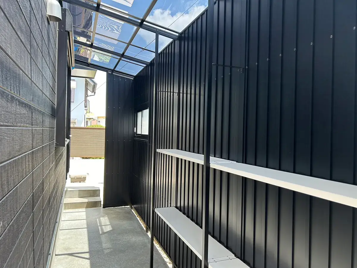 ガーテリアストックヤード工事施工例