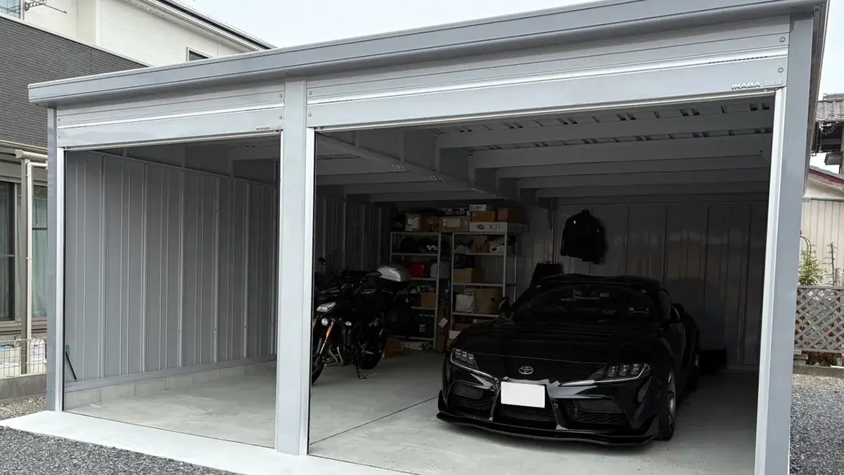 ガレージ工事施工例