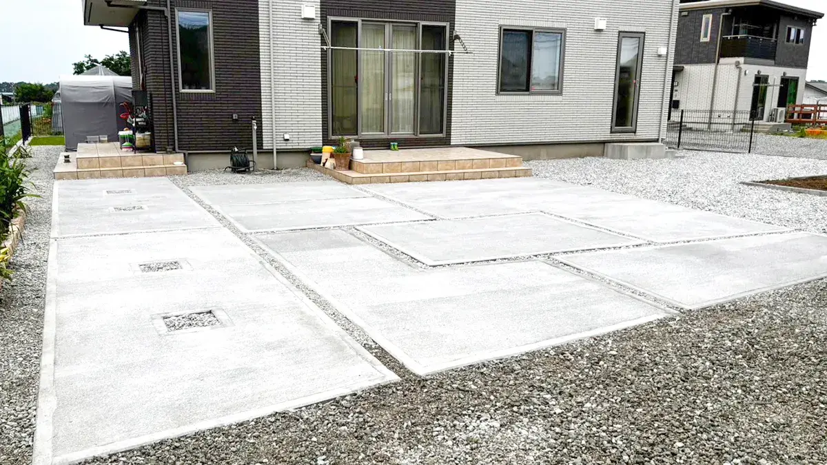 ガーテリア駐車場コンクリート工事施工例