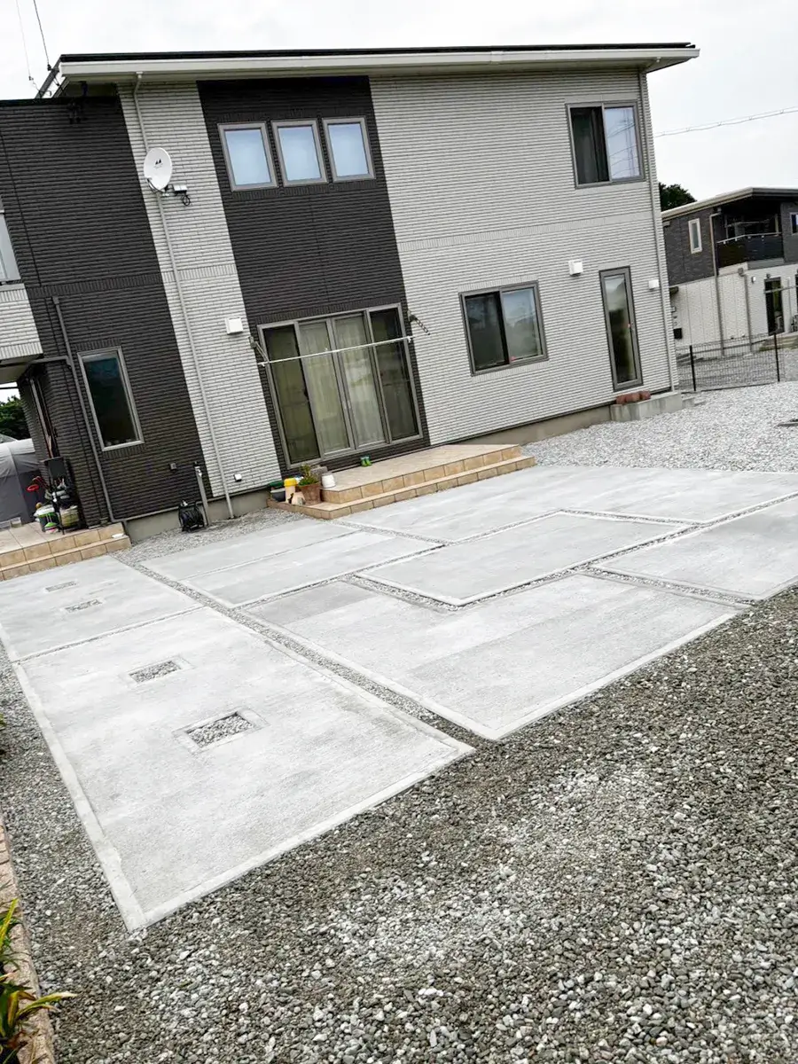 ガーテリア駐車場コンクリート工事施工例