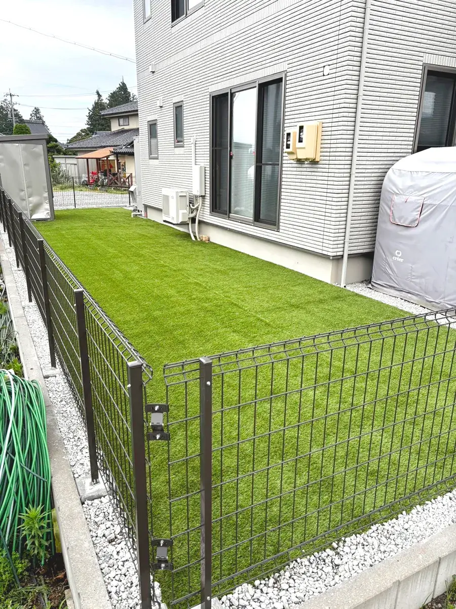 ガーテリア人工芝工事施工例