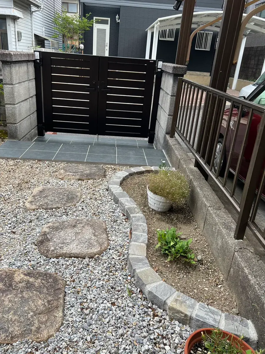 花壇リフォーム工事施工例