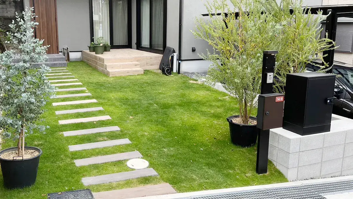 ガーテリア宅配ボックス施工例