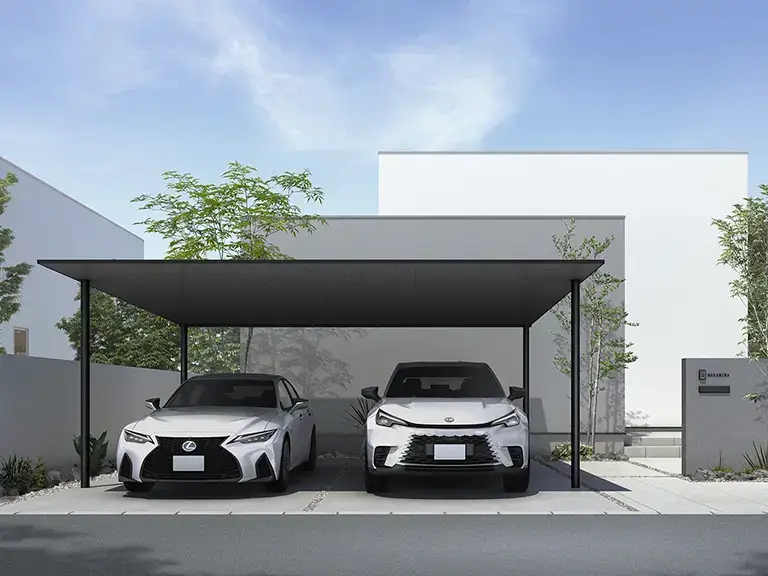 YKKAP/カーポート・プレーンルーフ