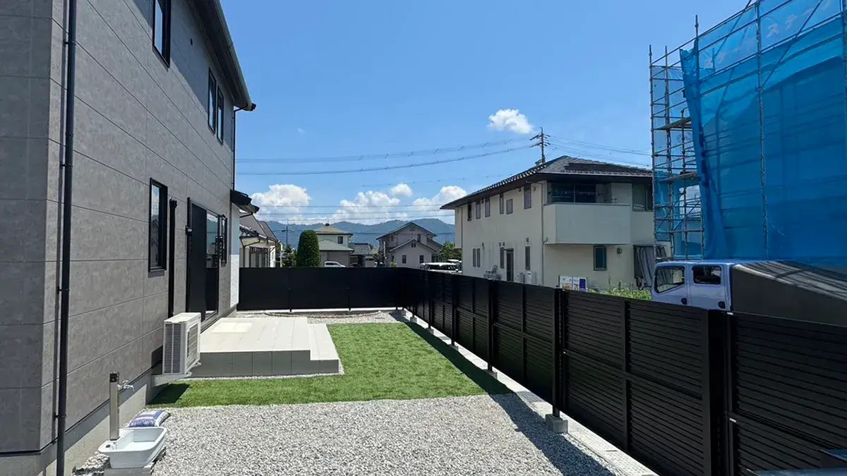 ガーテリア新築外構工事施工例