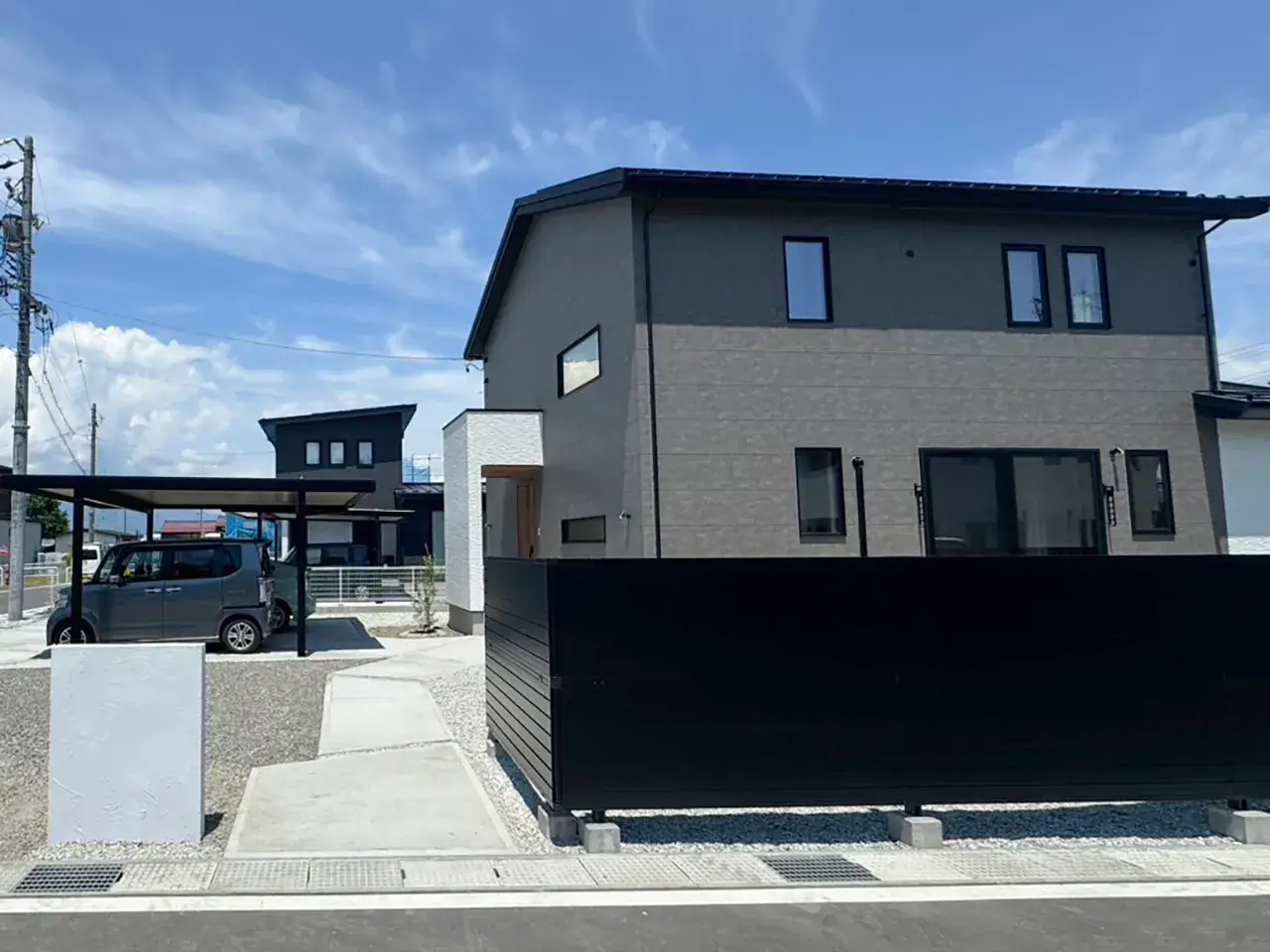 ガーテリア新築アプローチ工事施工例