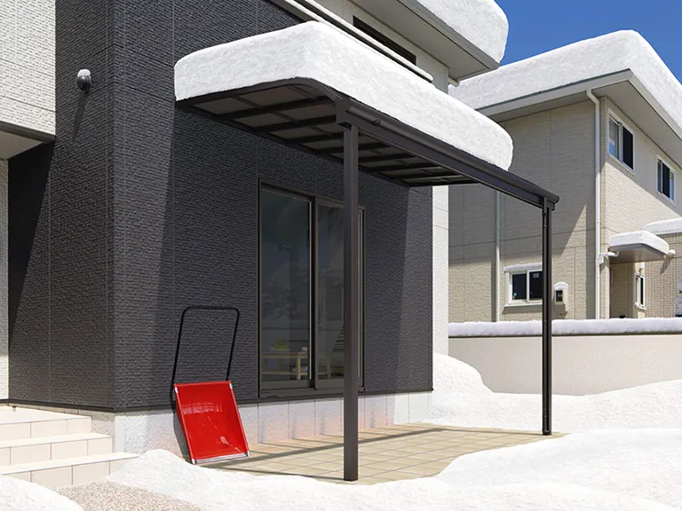 三協アルミ・レボリューZ／テラス屋根積雪対応モデル
