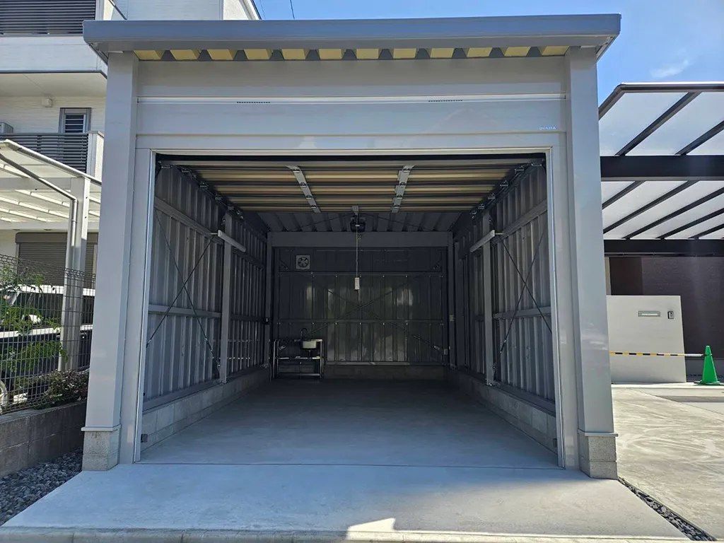 ガーテリアカーガレージ工事施工例