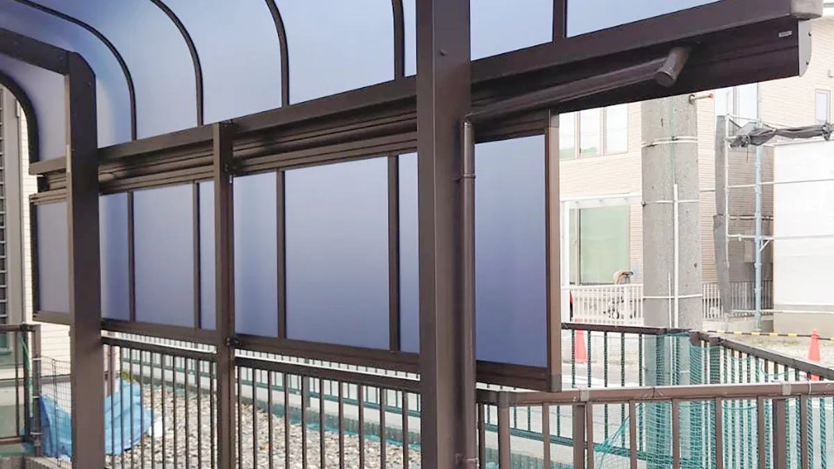 ガーテリアカーポートサイドパネル施工例