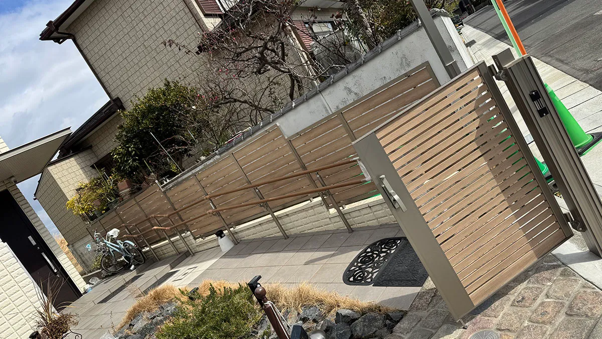 ガーテリア門扉＆フェンス工事施工例