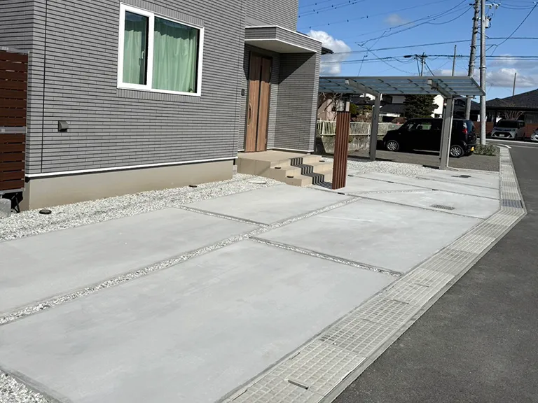 ガーテリアオープン外構工事施工例