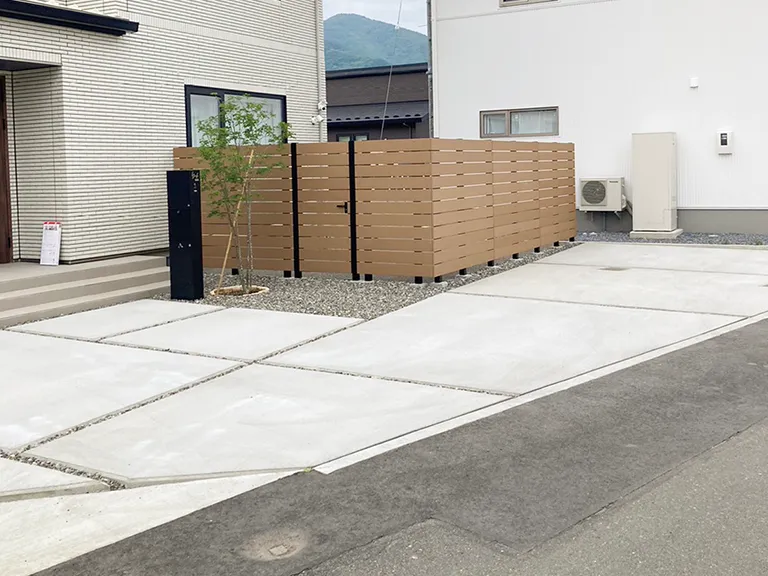 ガーテリア新築オープン外構施工例