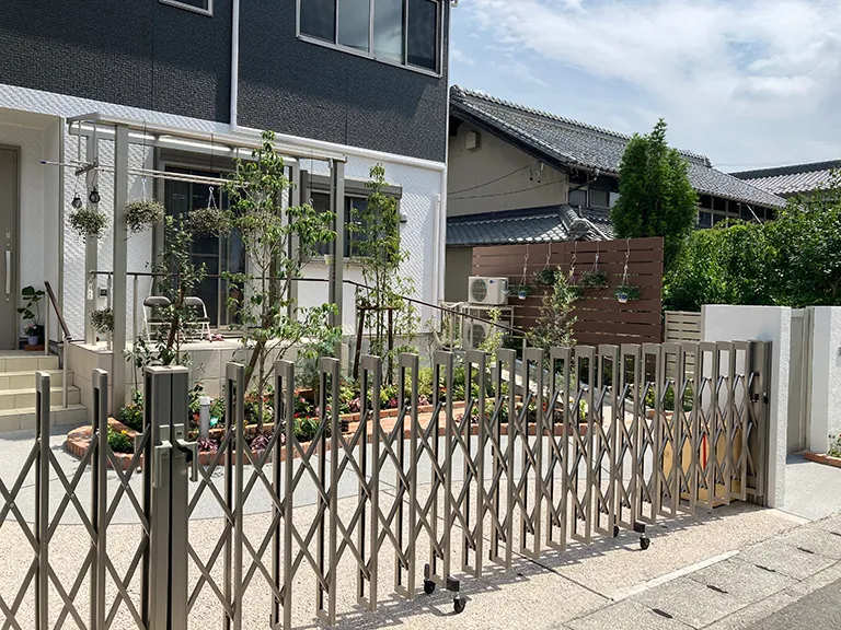 ガーテリア侵入対策外構リフォーム施工例