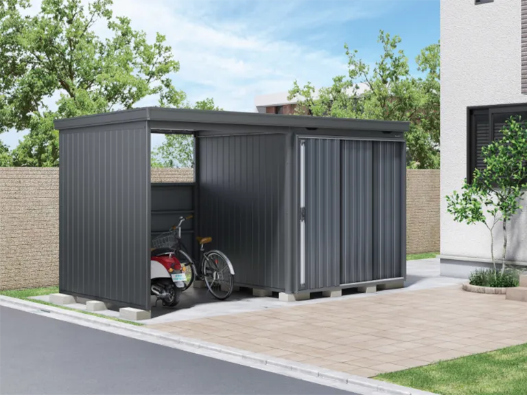 イナバ物置：フォルタウィズ（フランネルグレー色）