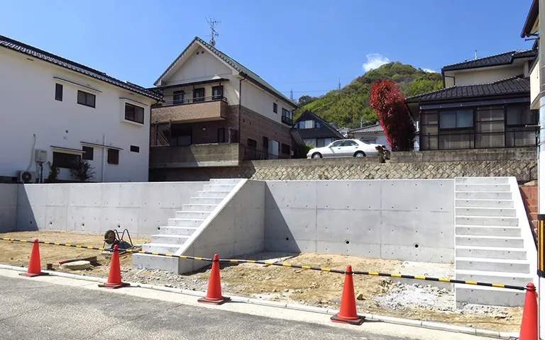 新築外構工事造成工事施工例