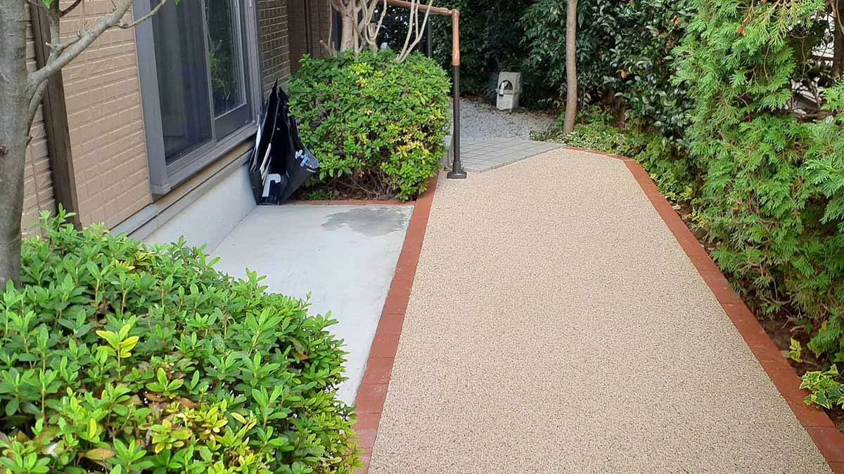 透水性舗装工事施工例