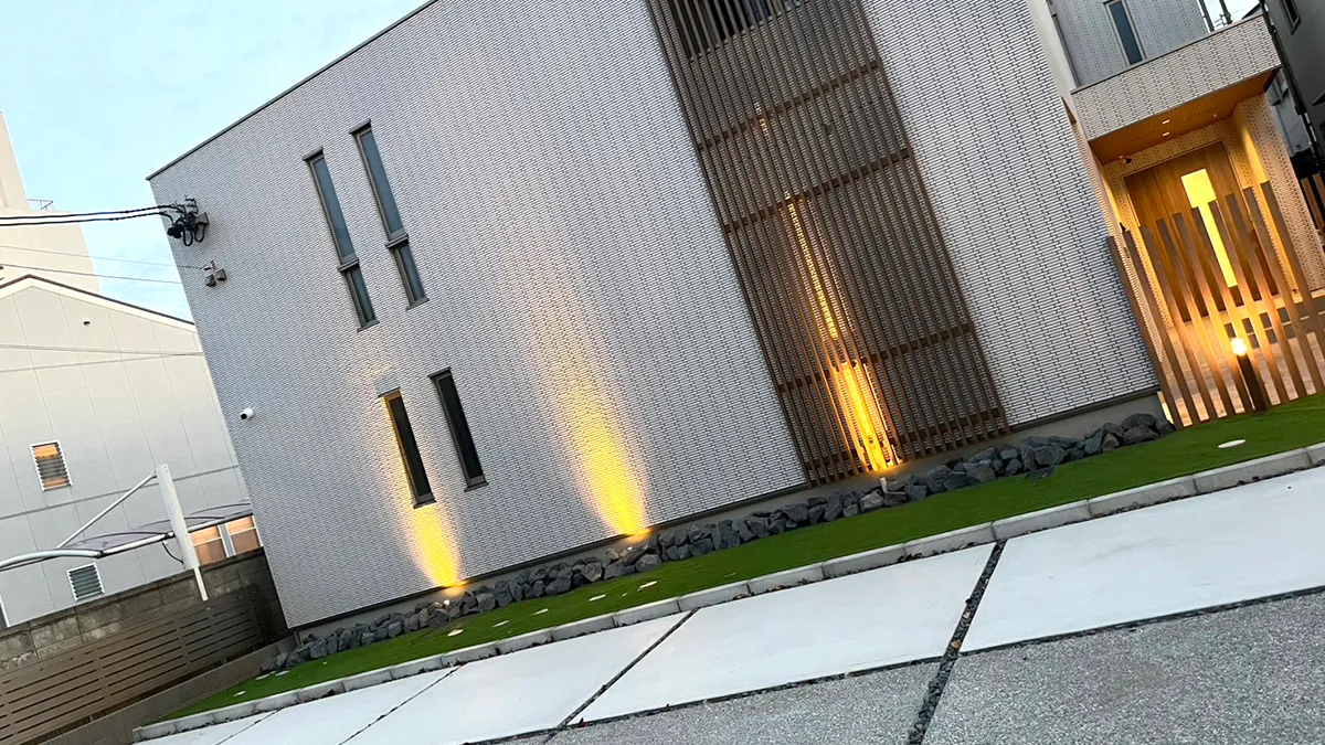 マンション駐車場外構工事施工例