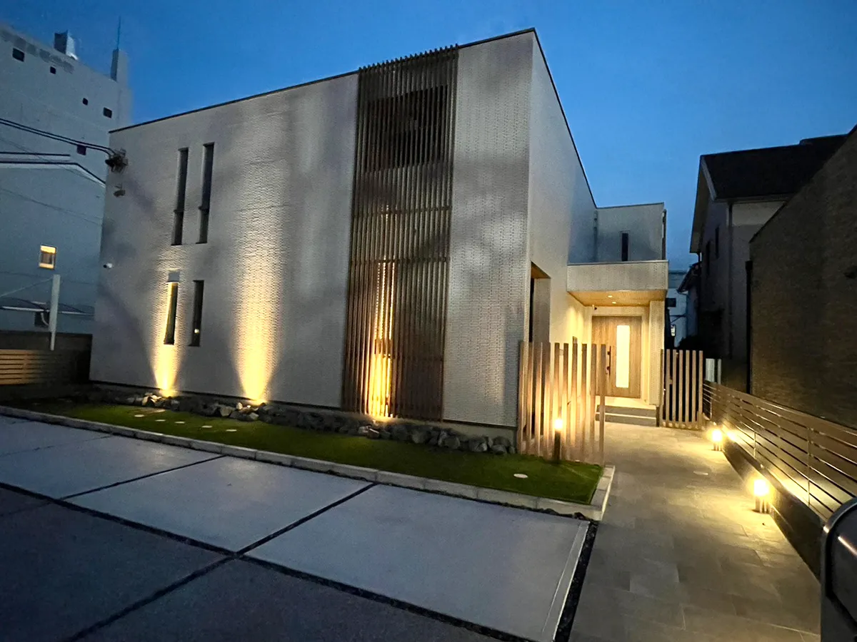 マンション新築外構工事施工例