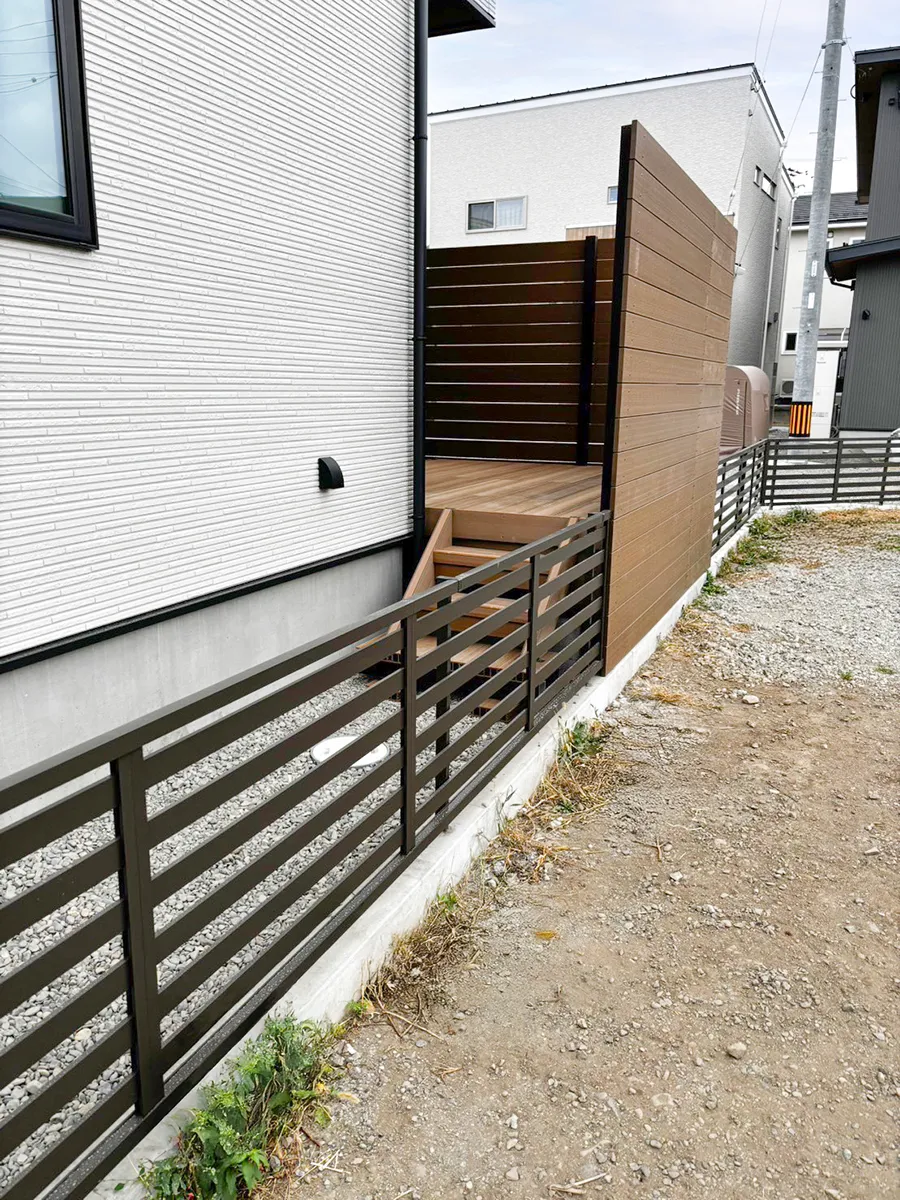 ガーテリアフェンス工事施工例