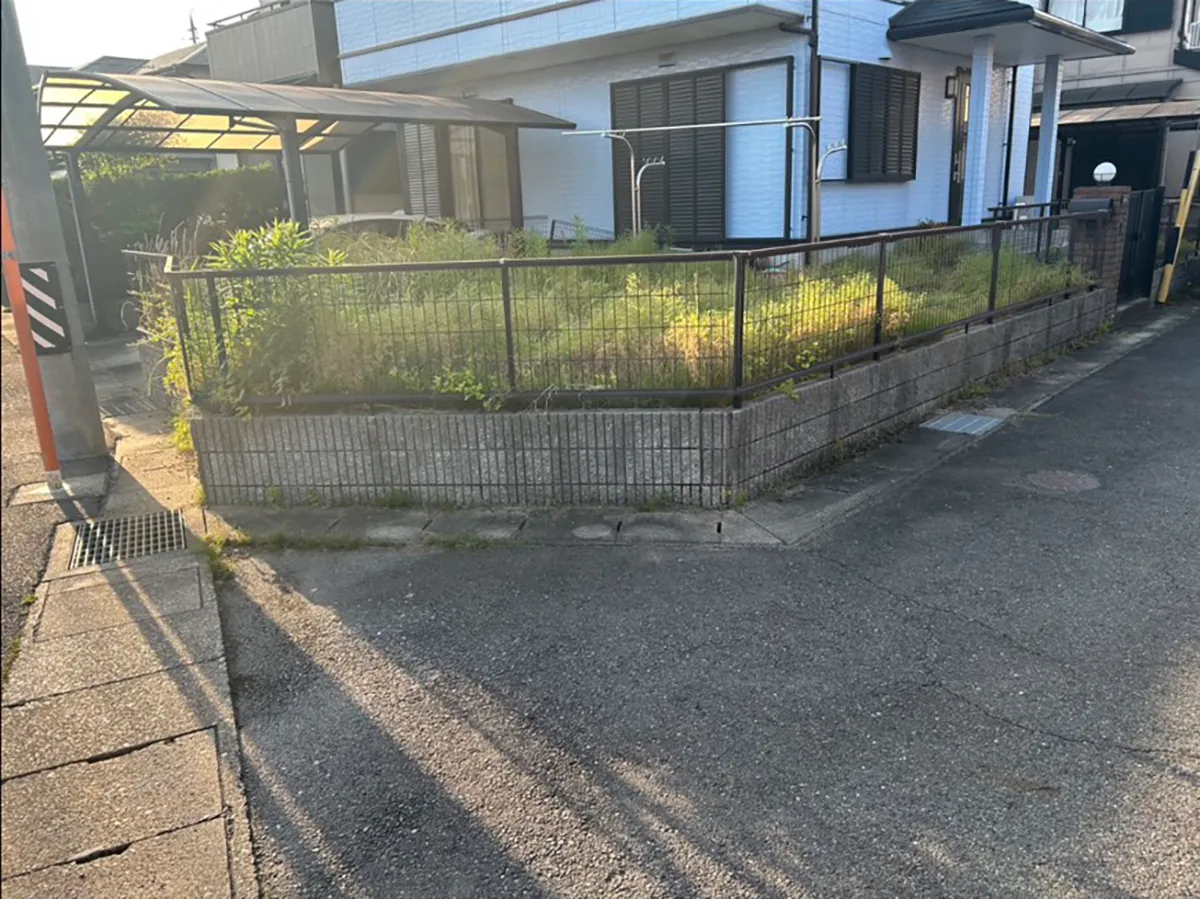 ガーテリア駐車場拡張工事施工前