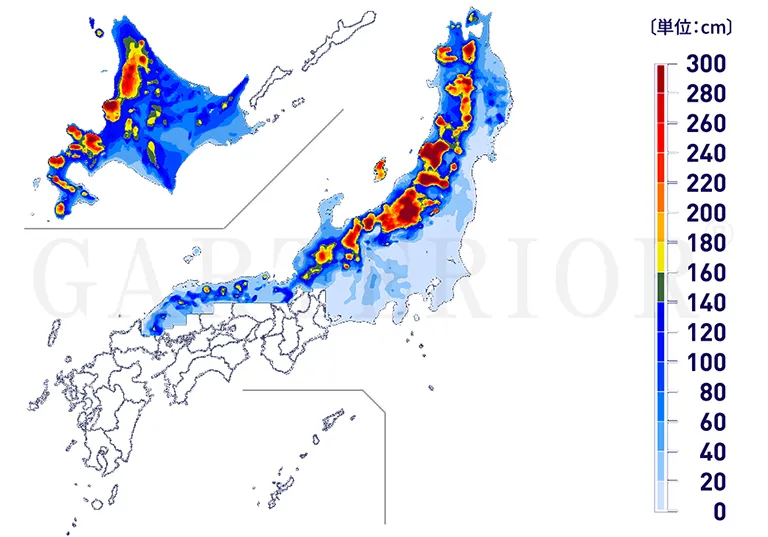 年間最深積雪/気象庁