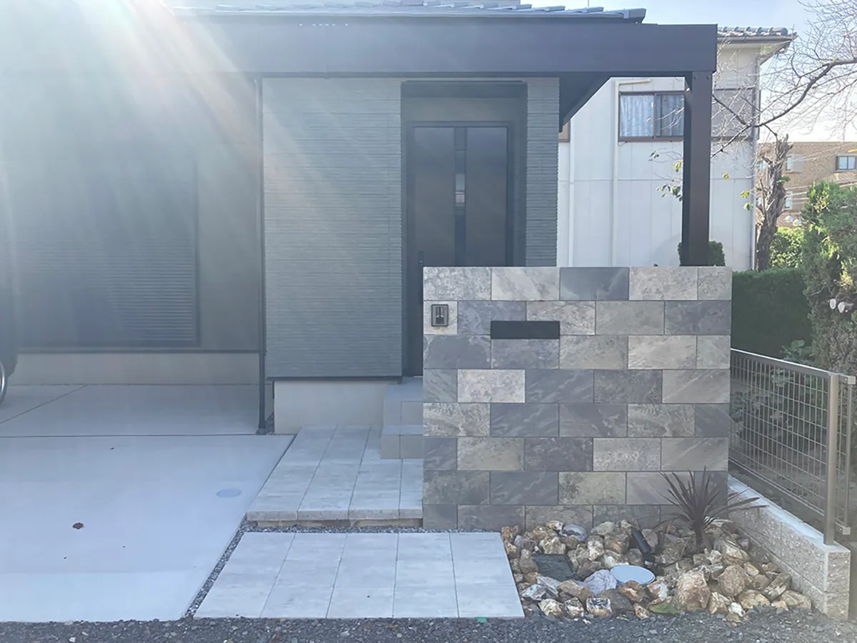 新築外構門塀施工例