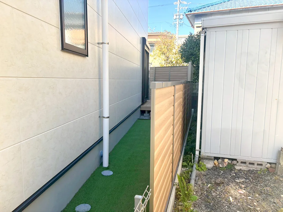 ガーテリア境界フェンス施工例