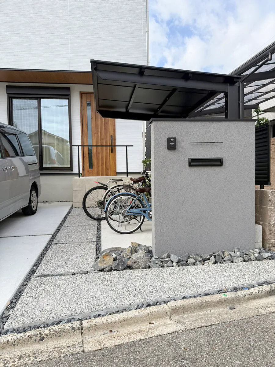 ガーテリア玄関アプローチ施工例