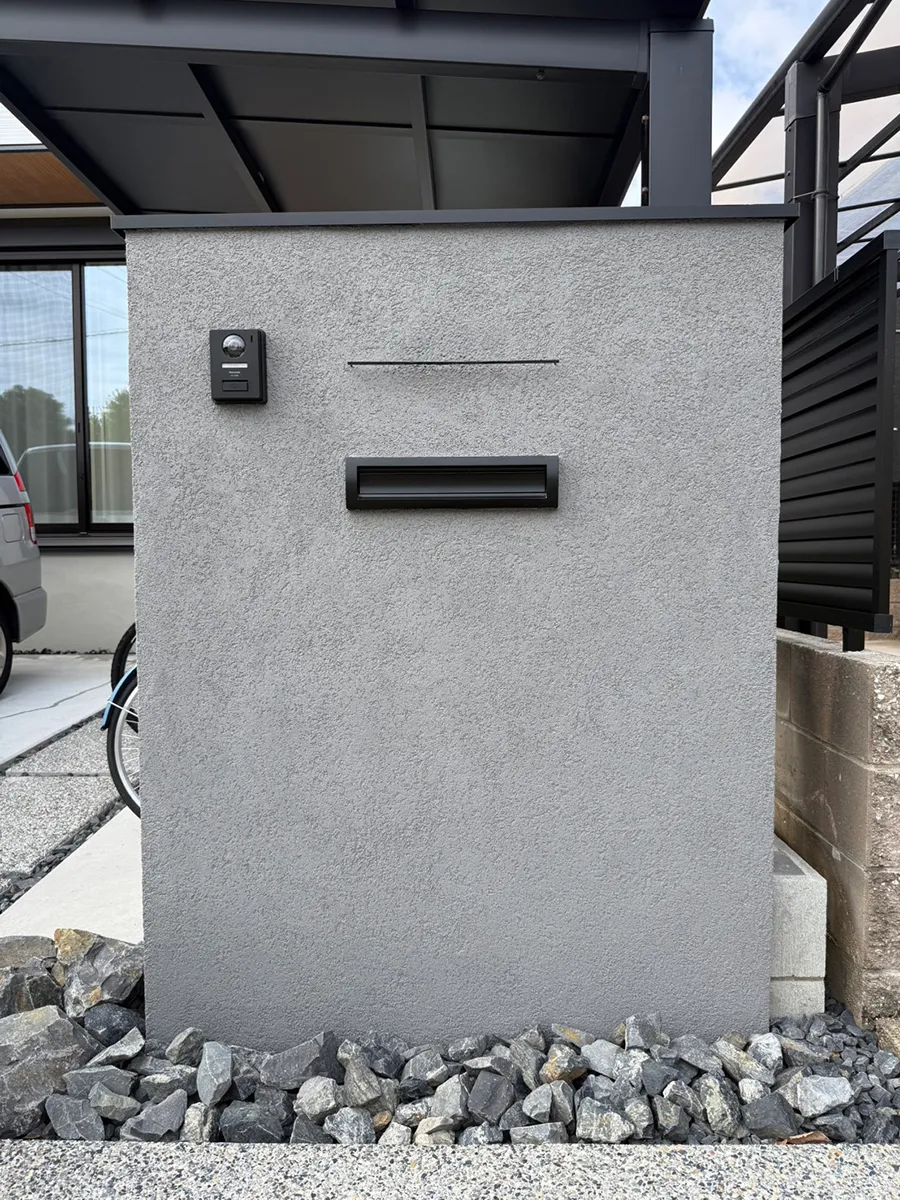 ガーテリア門柱施工例