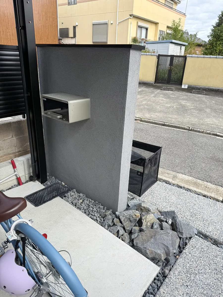 ガーテリア門柱ポスト施工例