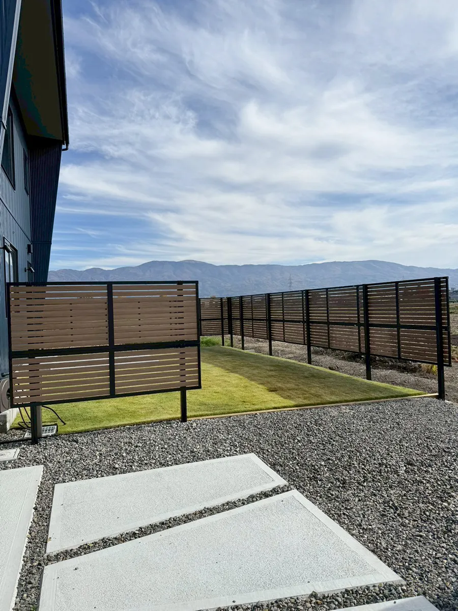 ガーテリア目隠しフェンス施工例